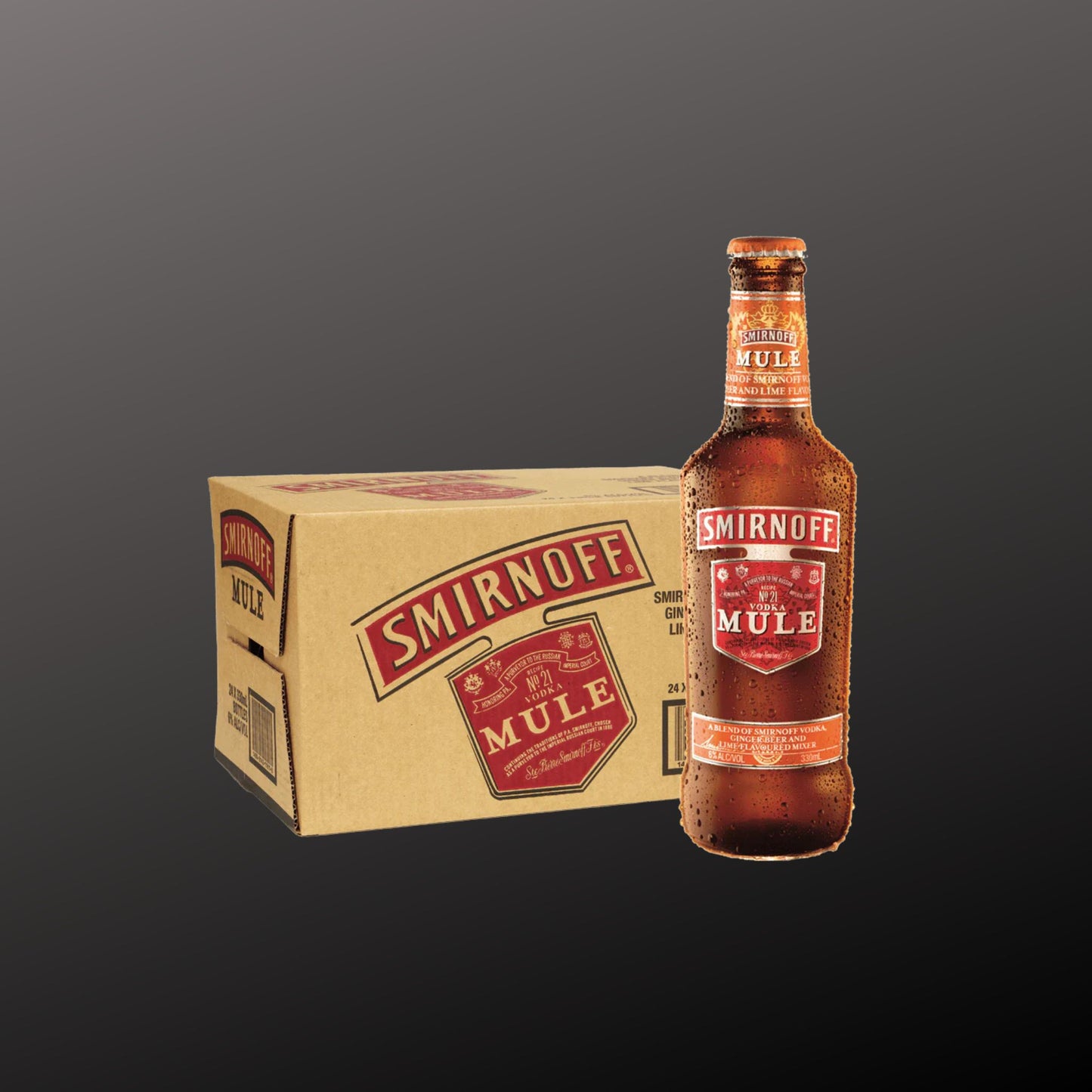 Smirnoff Mule 330ml (Case, 24 Bottles)