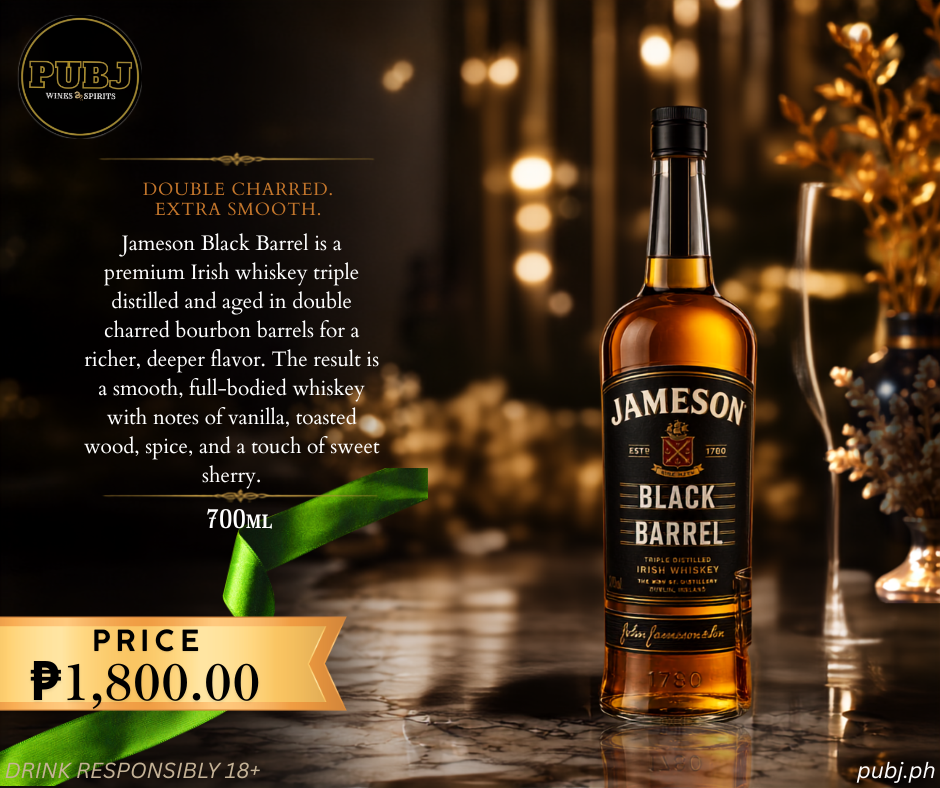 Jameson Black Barrel 700ml