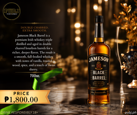 Jameson Black Barrel 700ml