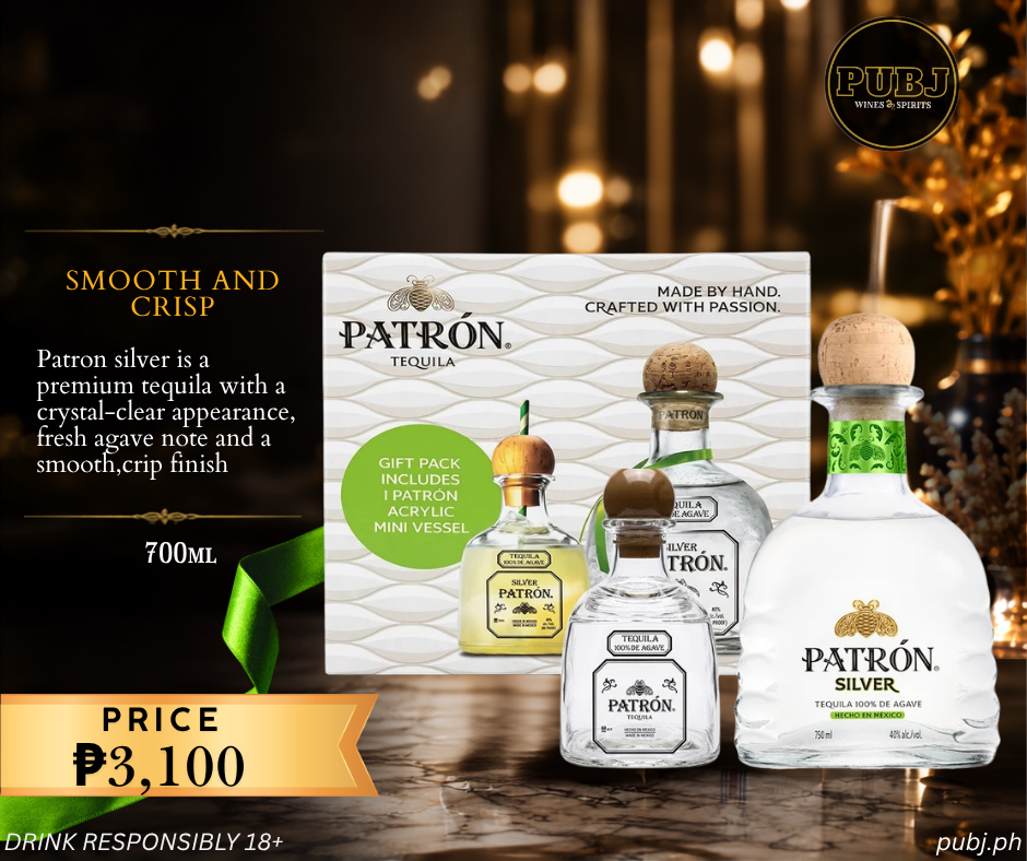 Patron Silver Gift Set 700mL