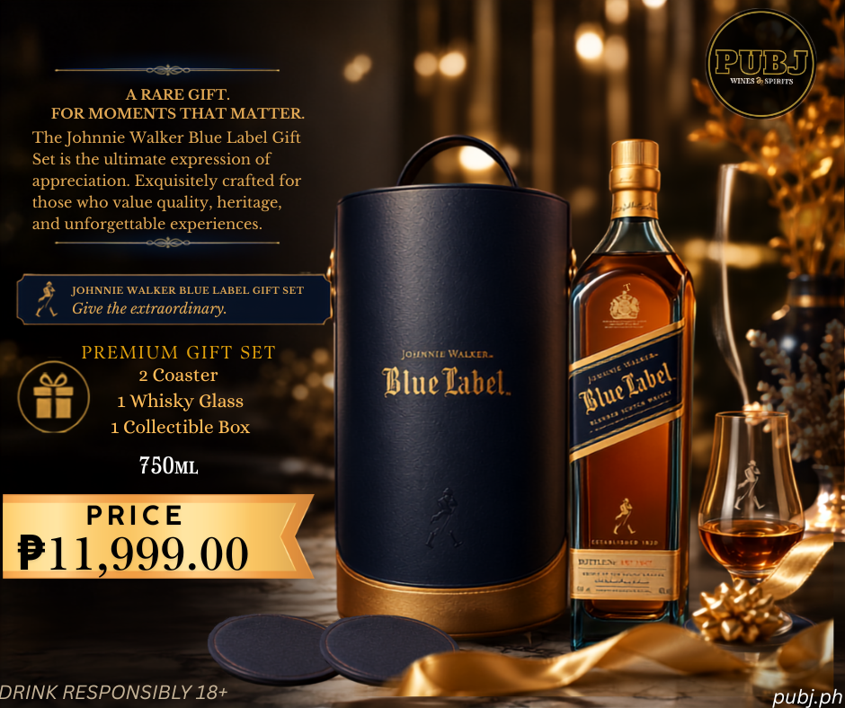 JW Blue Label 750ml Giftset
