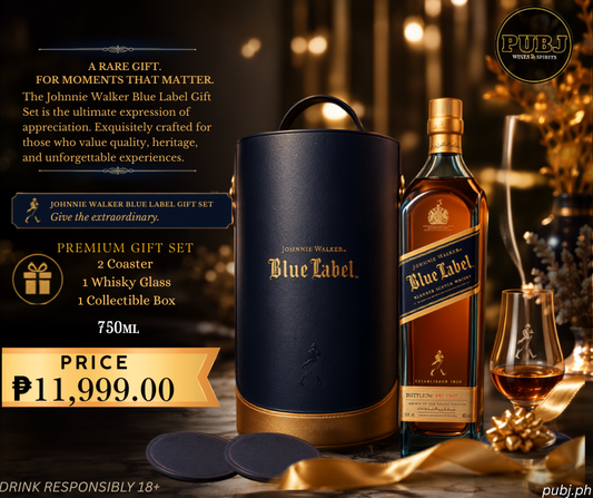 JW Blue Label 750ml Giftset