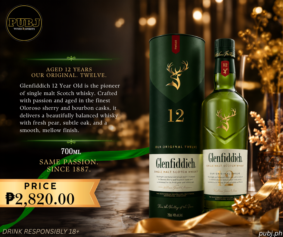 Glenfiddich 12 years 700ml