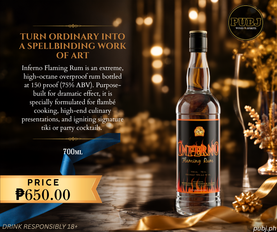 Inferno Flaming Rum 700ml