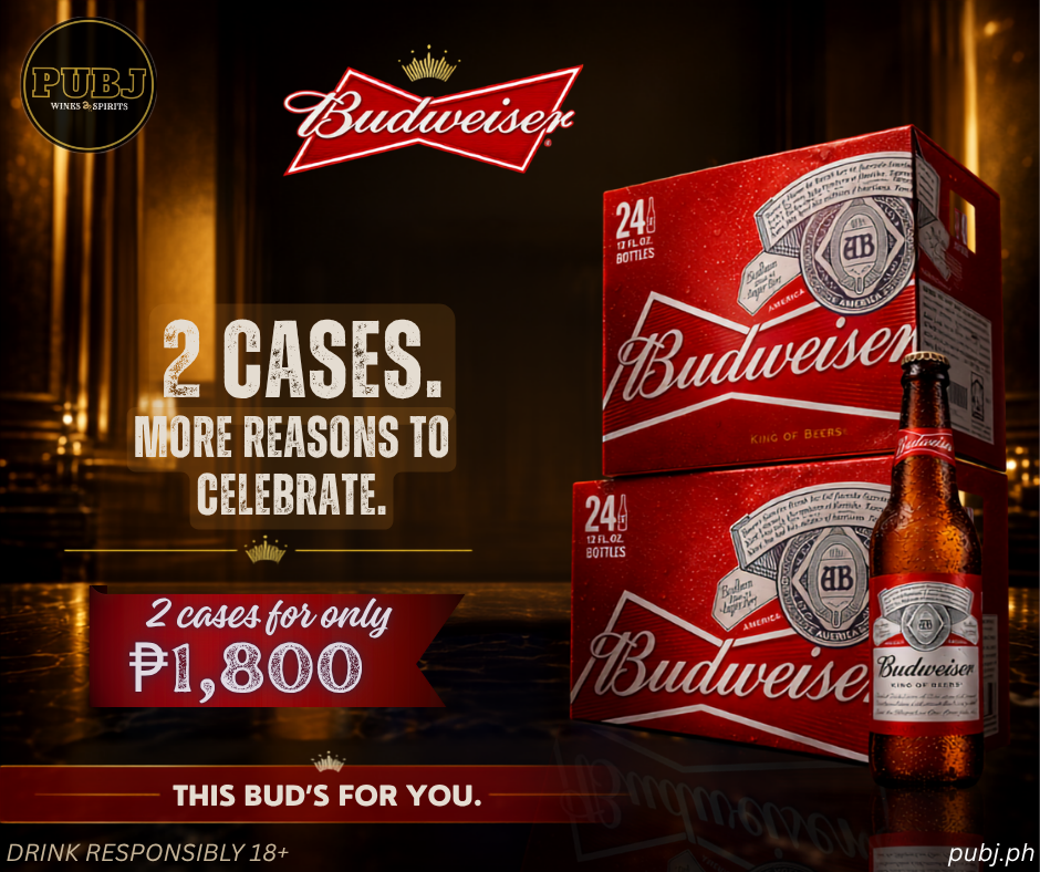 2 cases Budweiser Promo